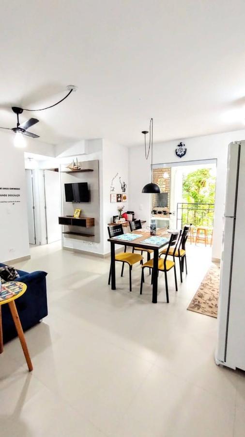 Apto Centro Ubatuba Com Varanda Gourmet, Suite E Piscina Exteriör bild