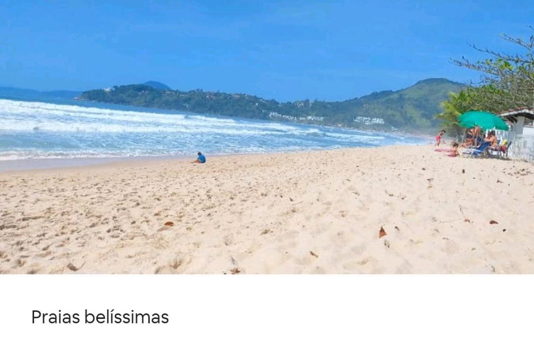 Apto Centro Ubatuba Com Varanda Gourmet, Suite E Piscina Exteriör bild