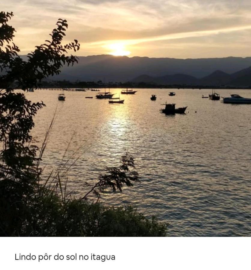 Apto Centro Ubatuba Com Varanda Gourmet, Suite E Piscina Exteriör bild