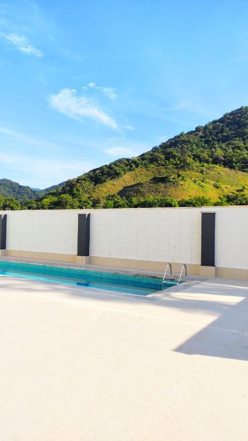 Apto Centro Ubatuba Com Varanda Gourmet, Suite E Piscina Exteriör bild